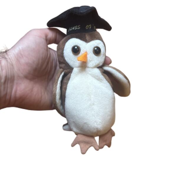 Vintage TY Bird Lot 1990s Pinky (95) Scoopy (96) Wise (97) Jabber (97) MWMT - Picture 4 of 13